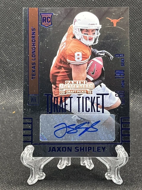 2015 PANINI CONTENDERS DP #200 JAXON SHIPLEY ROOKIE Card AUTO DRAFT TICKET RC