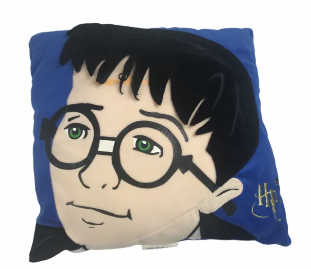 Harry Potter Vintage Face Blue Pillow Self Portrait