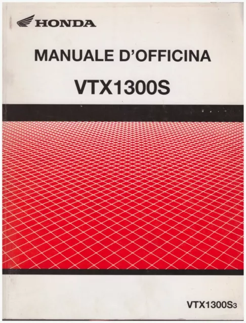 Manuale di Officina (3 volumi) Honda VTX1300S dal 2002 al 2004 Cod. 69MEA00