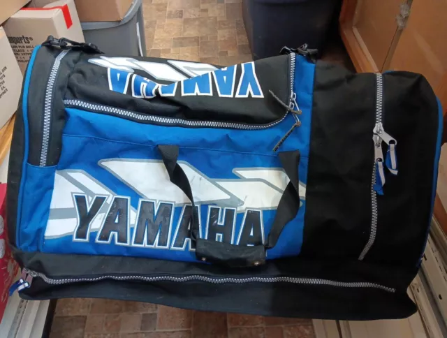 Yamaha Snowmobile/Motocross Blue Gear Duffle Bag Extra Large  Read