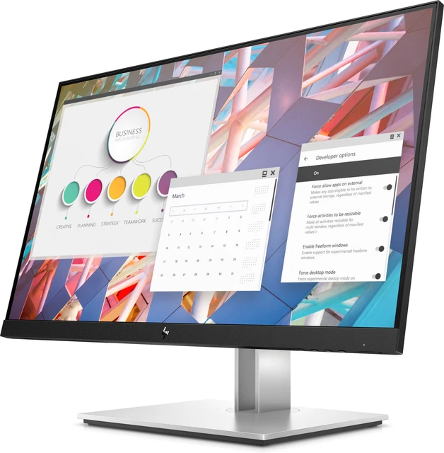 HP E-Series E24 G4 23,8 Zoll Full-HD Monitor (5 ms Reaktionszeit, 60 Hz) 2