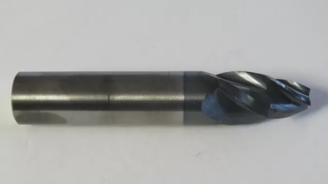 DURA-MILL 3/4" DIAM X 1-1/4" LOC X 4" OAL,4 FLUTE CARBIDE ALTiN TAPERED END MILL