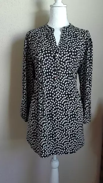 Womens j.t.b.  black with white polka dots blouse. Size 1x