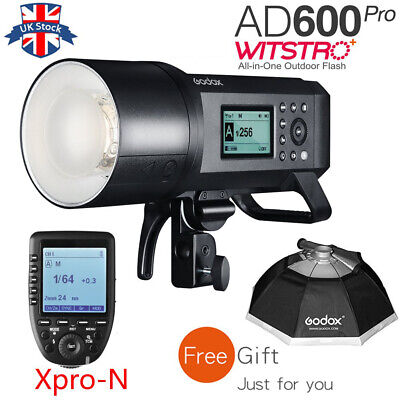 95 cm SOFTBOX KIT x1t-s per SONY Regno Unito GODOX ad600bm Bowens Mount 600WS HSS Flash 