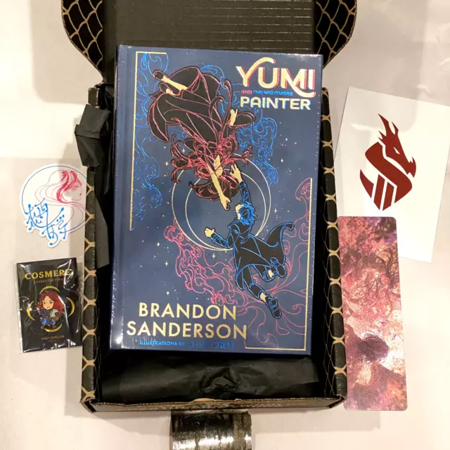 Brandon Sanderson Kickstarter YUMI & Nightmare Painter HC Swag