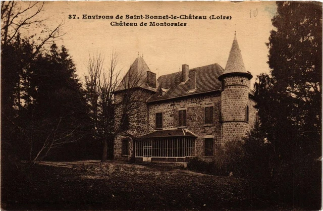 CPA AK Env. de St-BONNET-le-CHATEAU Chateau de Montorsier (687944)