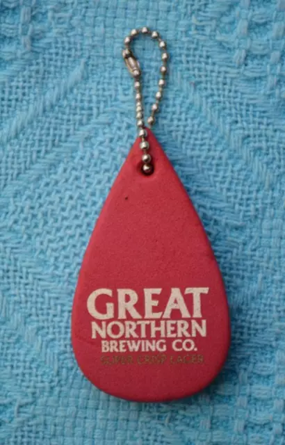 GREAT NORTHERN BREWING CO. Beer Keyring Collectable. NEW. Rare Promo Item