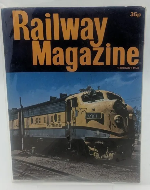 THE RAILWAY MAGAZINE February 1978 35p David & Charles News UK Exp Collectable ⭐