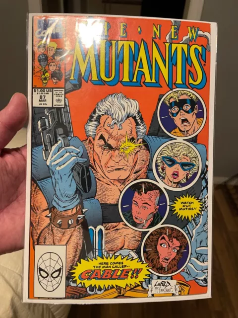 The New Mutants #87 (Marvel, March 1990) First Appearance of Cable!