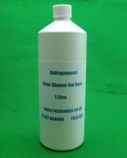 1 Litre Clear Shower Fragrance Gel Base Make Your Own Smooth Skin<Great Value