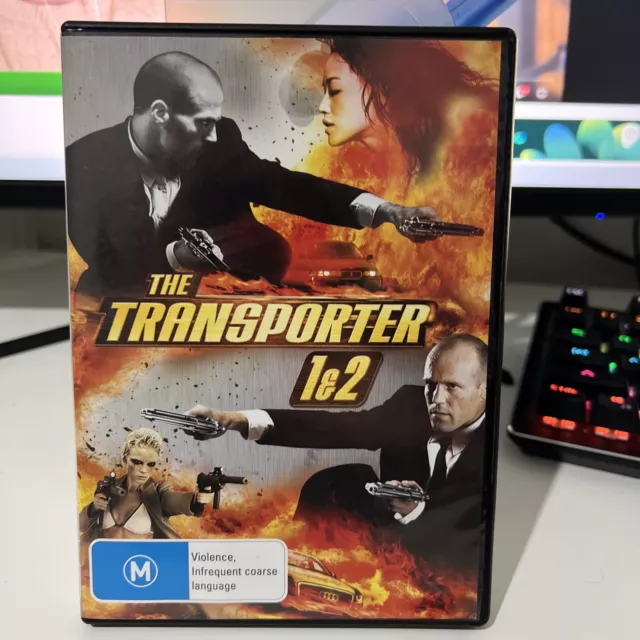 The Transporter 1 & 2 (DVD, 2012) 2 Movies 1 Disc Jason Statham Like New R4