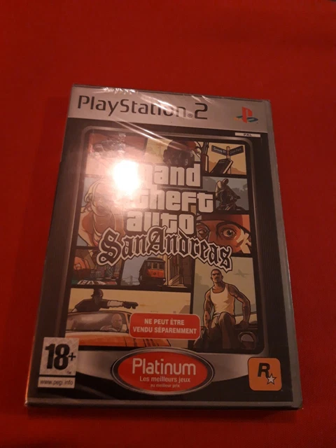 GTA San Andreas Complet Pour PS2 - Version Française, Bon état, Prêt à Jouer !