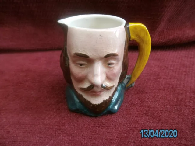 Old Pottery Character Jug Of Shakespeare Lancaster Sandland Ware