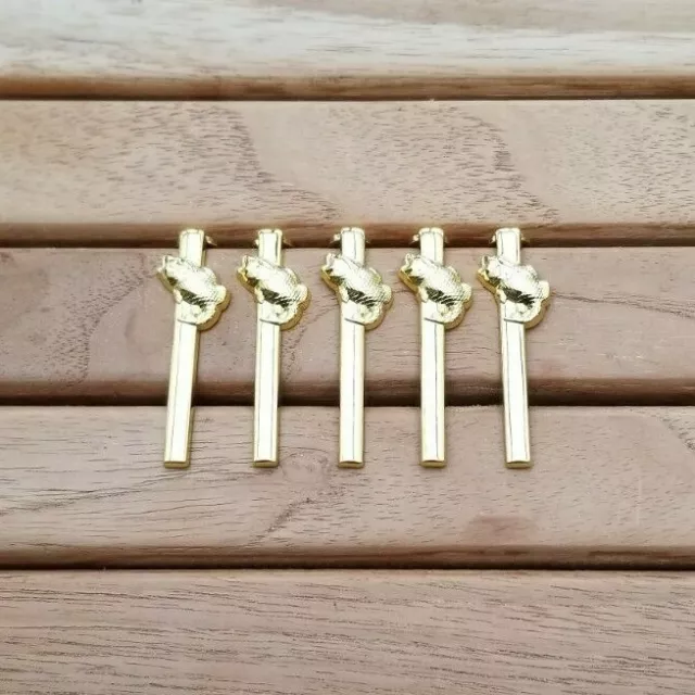 5  Gold Plated Jumping Carp Pen Clips For Slimline Pens Woodturning Project Kit