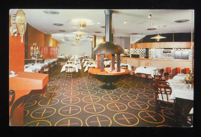 1960s INTERIOR The Chart Room The Westward Hotel Old Cars Used Car Lot Anchorage