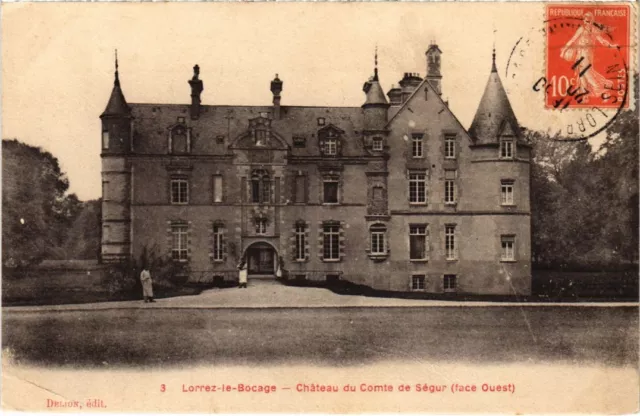 CPA LORREZ-le-BOCAGE Chateau du Comte de Segur (1299465)