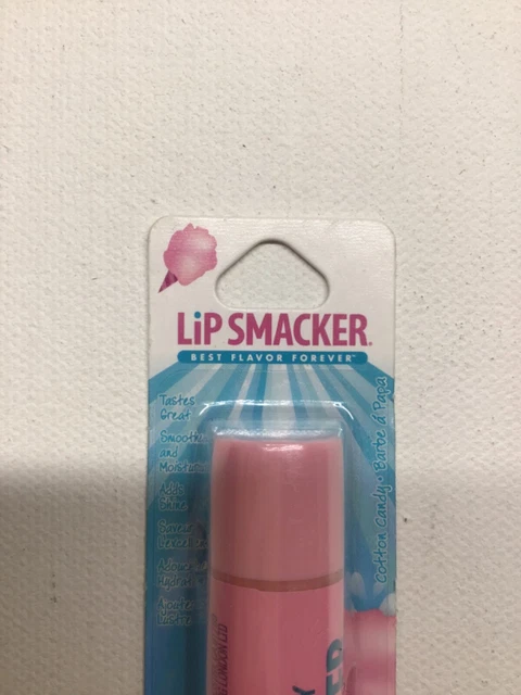 NEW Lip Smacker Moisturizing Flavored Lip Balm Cotton Candy Flavor 2
