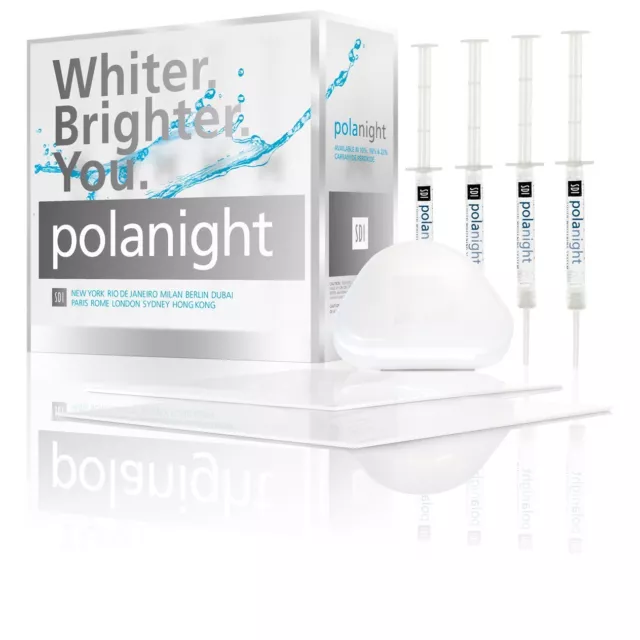 SDI Pola Night Kit 22 Dental Tooth White ning Ble ach Kit 4 X 3gm Syr (Free Ship