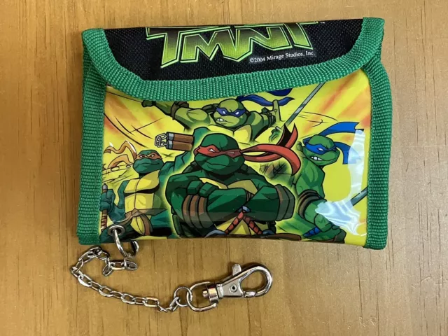 TMNT Teenage Mutant Ninja Turtles Green Wallet 2004 by KidStreet
