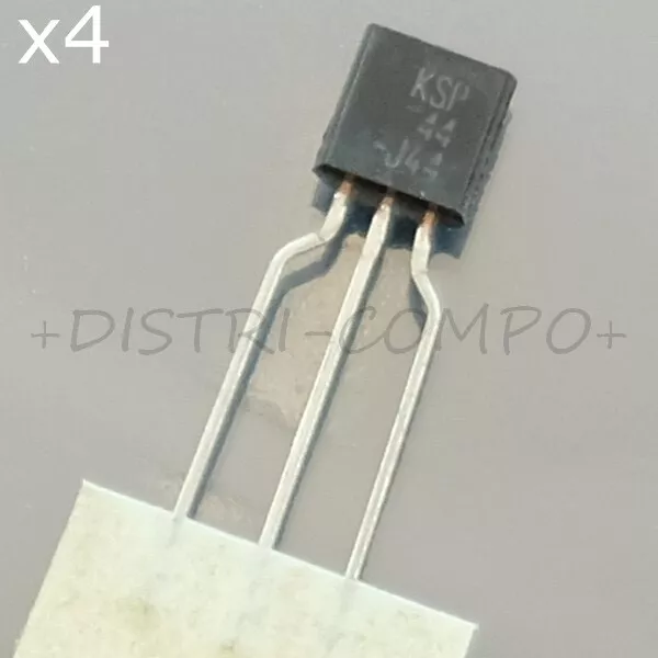 KSP44 Transistor NPN 400V 300mA 50hFE TO-92 ONS RoHS (lot de 4)