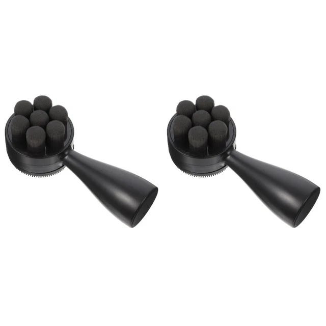 2x maniglia viso esfoliante spazzola per massaggio del viso