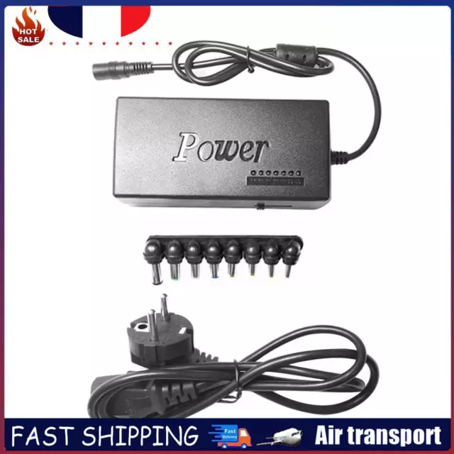 96W Universal 110-240V Laptop Netbook Power Supply Charger Adapter (EU) FR