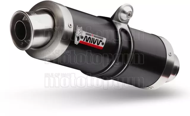 Mivv Pot D Echappement Hom Gp Noir Kawasaki Zx-10 Zx10 R 2008 08 2009 09 2010 10 3