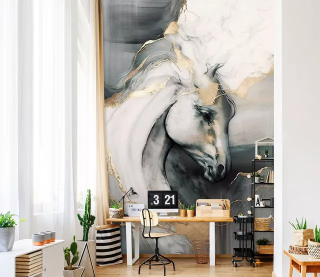 3D Creative Horse ZHUA7381 Wallpaper Wall Murals Removable Self-adhesive Ann 24
