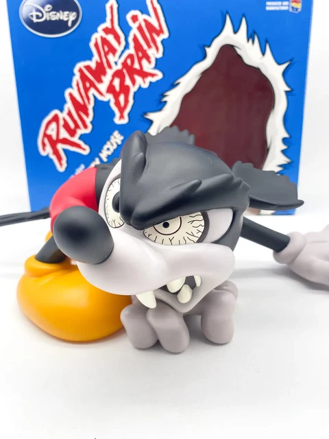 VCD MICKEY MOUSE Runaway Brain W-Size Disney Medicom Toy (large