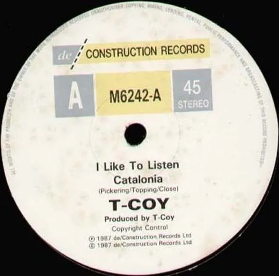 T-COY - I Like To Listen - deconstruction - M 6242 - Uk 1987