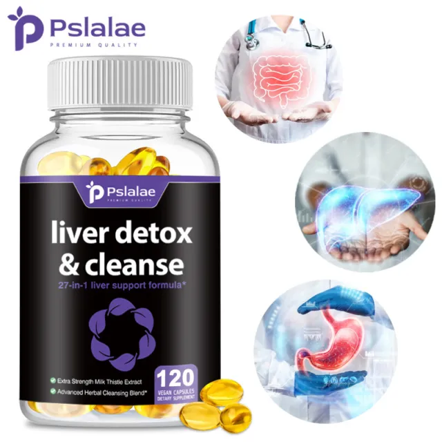 Liver Detox & Cleanse 1430mg - Liver Health, Digestive and Immune Support