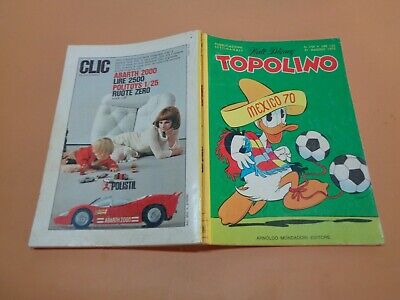 Topolino N° 757 Originale Mondadori Disney Ottimo 1970 Bollini