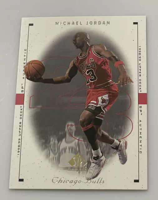 NBA 1999 Upper Deck Michael Jordan Authentic SP Chicago Bulls 🏀 Card No 5