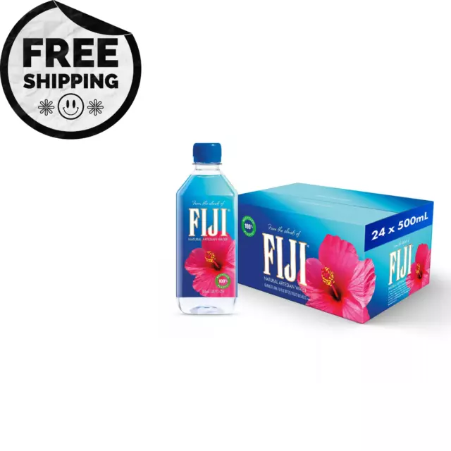 FIJI Natural Artesian Water, 16.9 Fl Oz (Pack of 24)