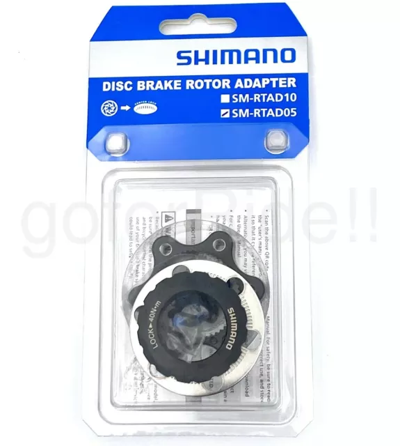 Shimano SM-RTAD05 Disc Brake Rotor Adapter to use 6 Bolts Rotor in Center Lock