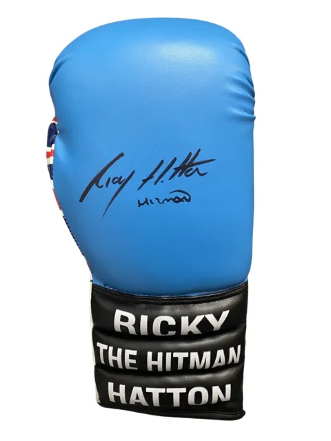 Ricky Hatton Hand Signed Boxing Glove