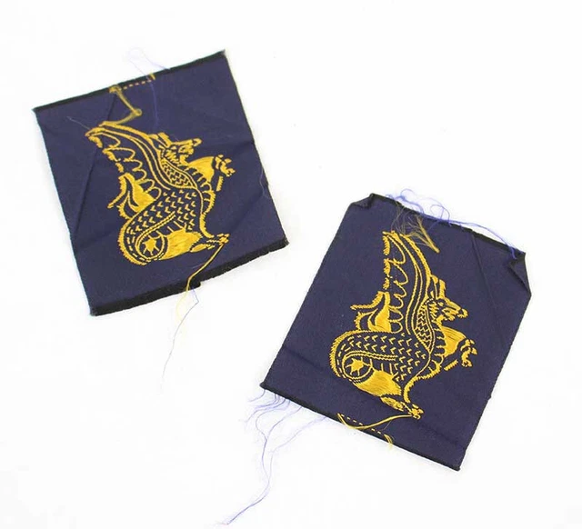 INSIGNES DE BRAS Anglais "43rd "Wessex" BRITISH ARMY WW2 (matériel