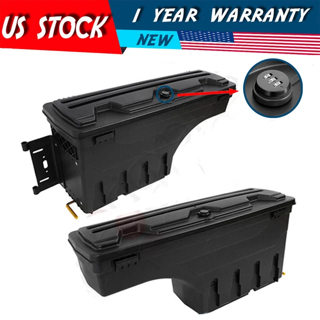 TRUCK BED SWING Storage Tool Box For Ford F150 9714 left+Right Side W