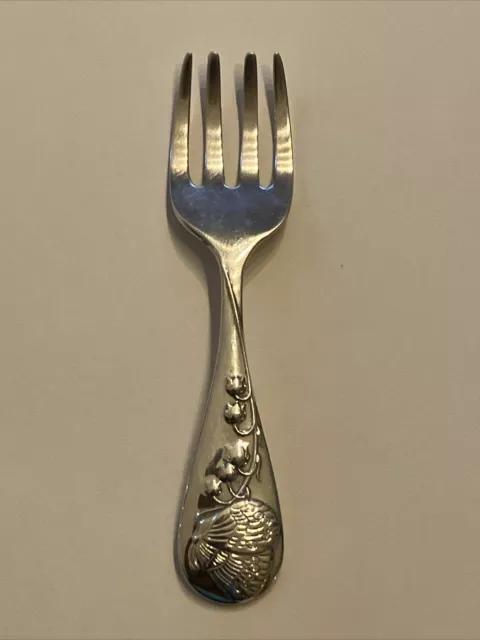 Tiffany & Co Sterling Silver/925 Baby Fork only - Lily of the Valley pattern