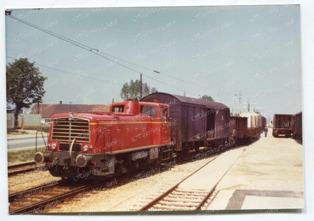 Foto Eisenbahn Diesellok WLB 80 Wiener Neudorf NÖ (A1435)