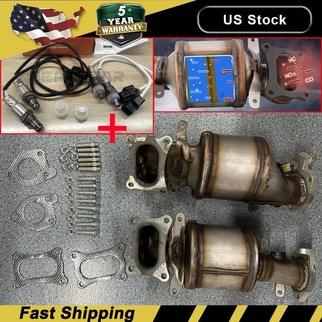 EXHAUST MANIFOLD CATALYTIC Converter W/O2 Sensors For Honda Pilot 2009