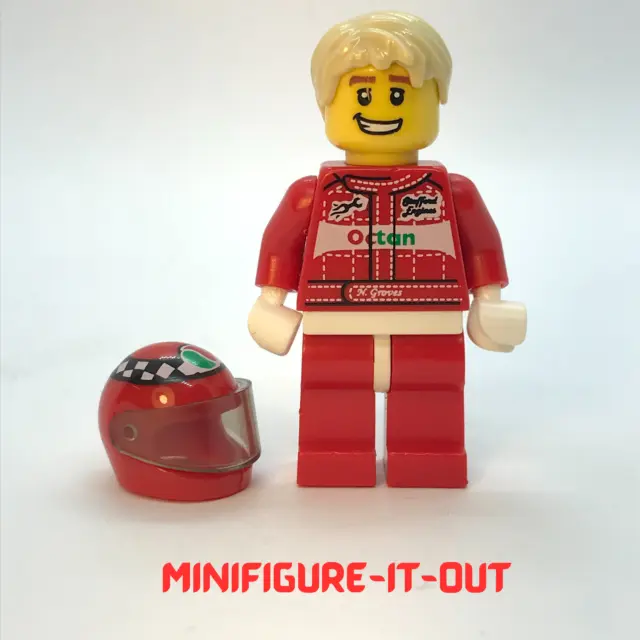 Genuine LEGO Series 3 Race Car Driver Collectable Mini Figure  - COL040