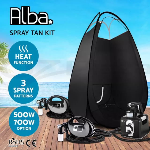 Alba. Spray Tan Machine tent HVLP System Gun Tanning Kit Sunless multi/fix speed