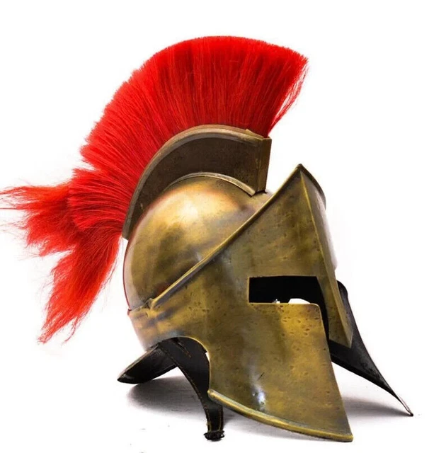 Casque Spartiate Réplique "300" Du Roi Leonidas - Acier 18 - Taille Unique (Circonférence ~68 Cm) - Décoratif - 3