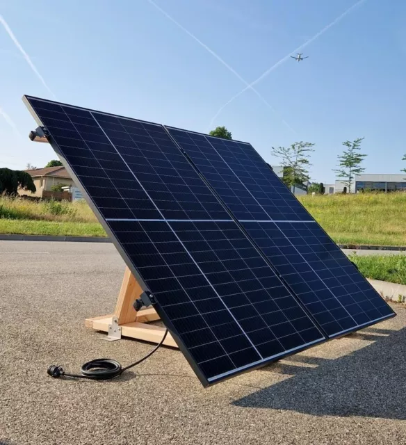 Kit solaire photovoltaique panneaux 1KW convertisseur pur sinus 2.4KW 220V  24V b