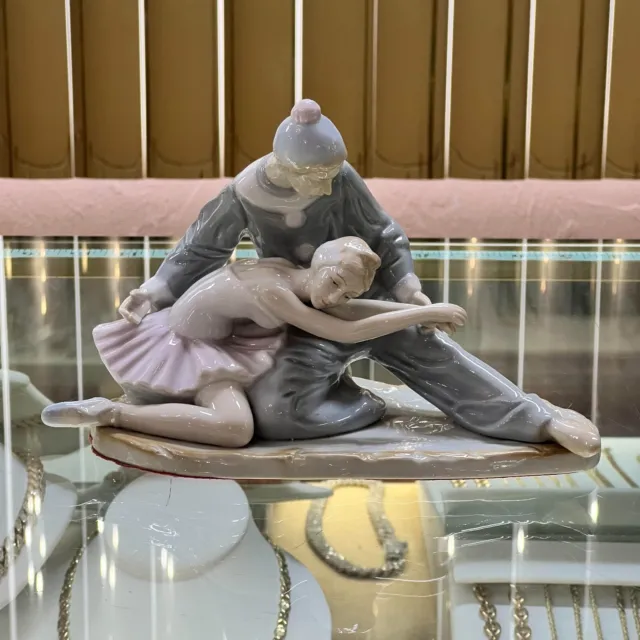LARGE LLADRO DANCER Figurine 4935, Closing Scene, Ballerina and Jester  $150.00 - PicClick