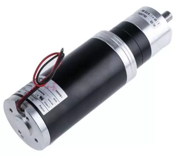 1 x Crouzet, 24 V DC, 12 Nm, gebürsteter DC-Getriebemotor, Ausgangsdrehzahl 74 U/min