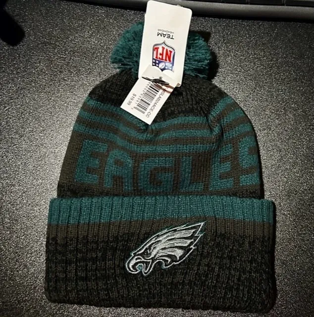 Philadelphia Eagles Knit Hat With Pom