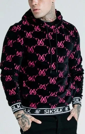 Mens sik sales silk hoodie