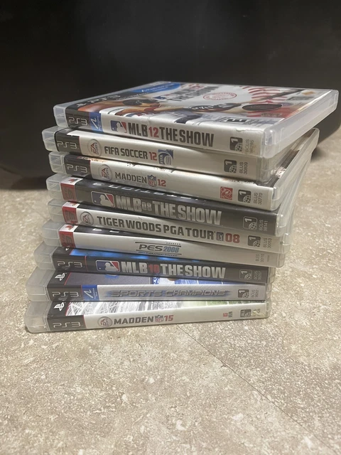 LOT OF 10 PlayStation 3 PS3 Games TIGER WOODS NHL Hockey FIFA